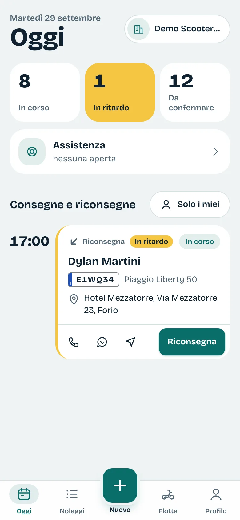 App operatori di Rentilo